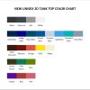 tank top color chart - RWBY Merch