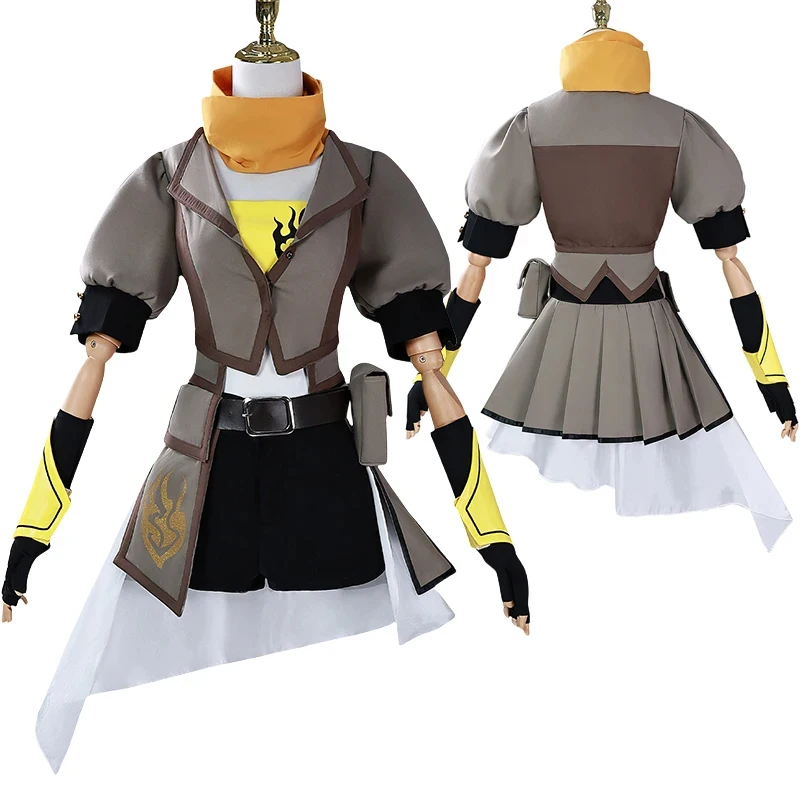 Yang Xiao Long RWBY Yellow Trailer Cosplay Costume Halloween