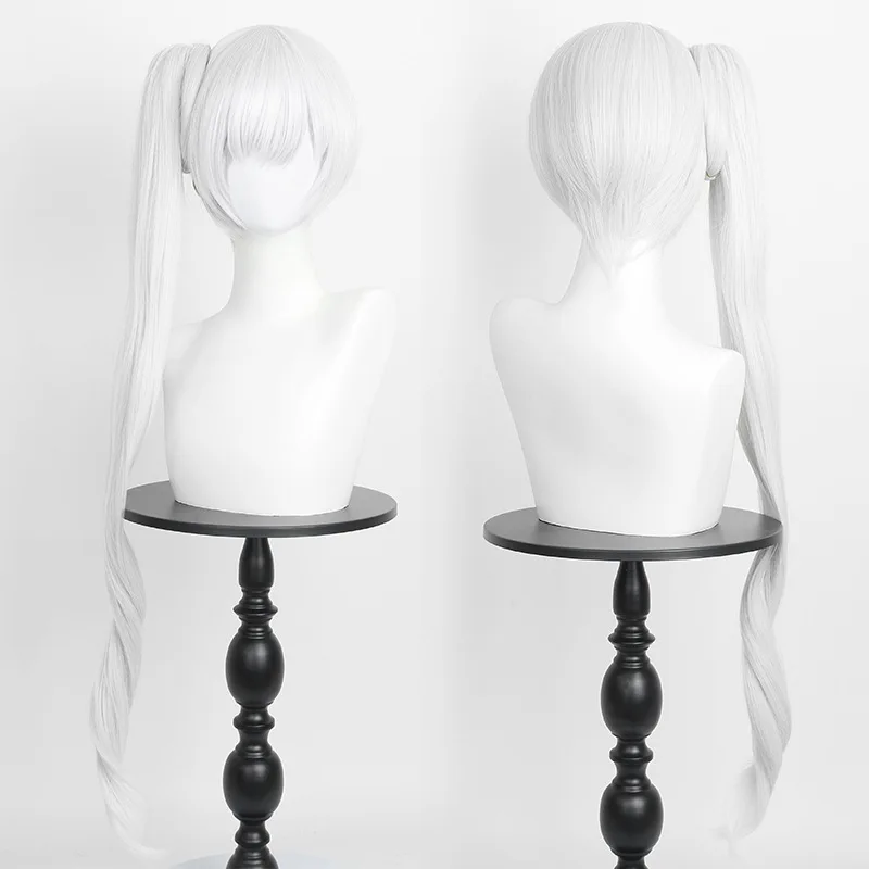 Anime RWBY Weiss Schnee White Long Coplay - Image 4