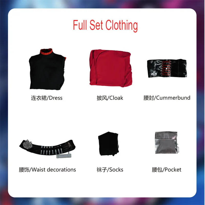 RWBY Ruby Rose Blake Belladonna Cosplay Costume Halloween - Image 4
